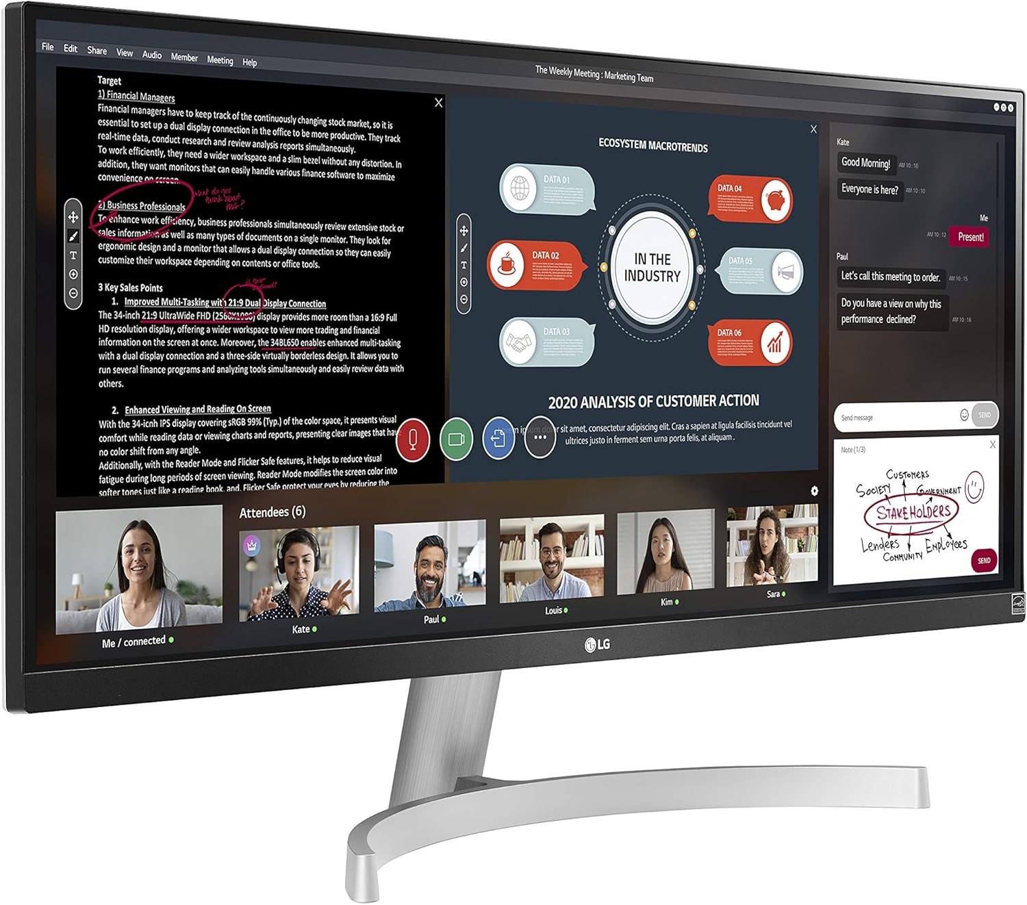 29" 21:9 UltraWide WFHD IPS HDR10 Monitor A3629