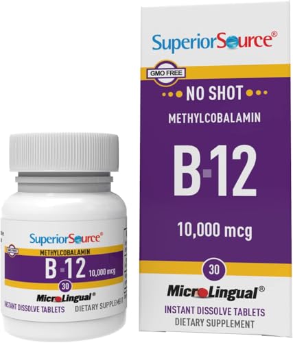 Vitamin B12 Methylcobalamin 1000 mcg Quick Dissolve Tablets 60 Count Z1972
