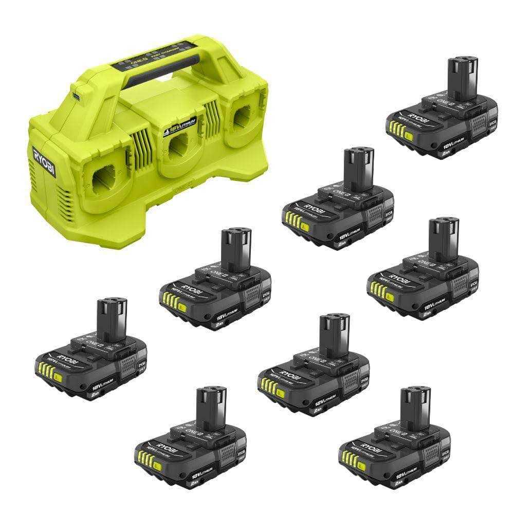 18V Lithium-Ion 2.0 Ah Compact Battery with 6-Port Charger T273