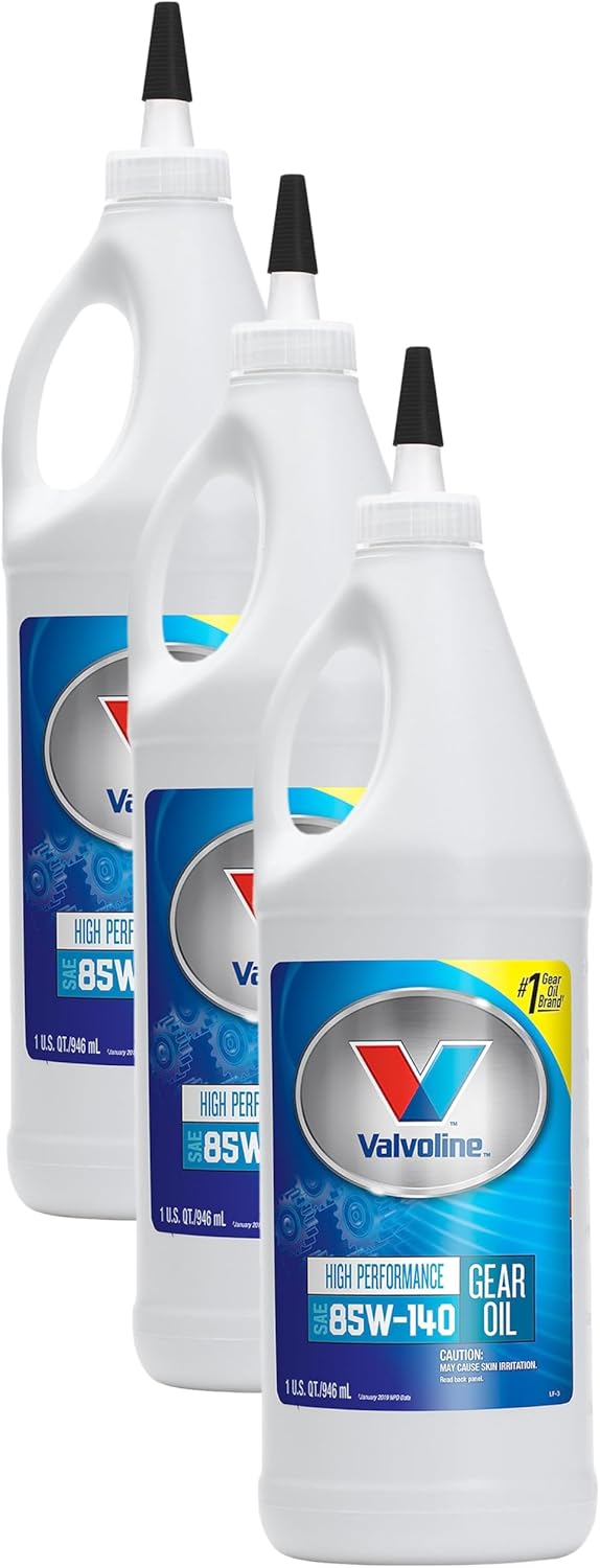 SAE 85W-140 Gear Oil 1 QT (Pack of 3) L518315
