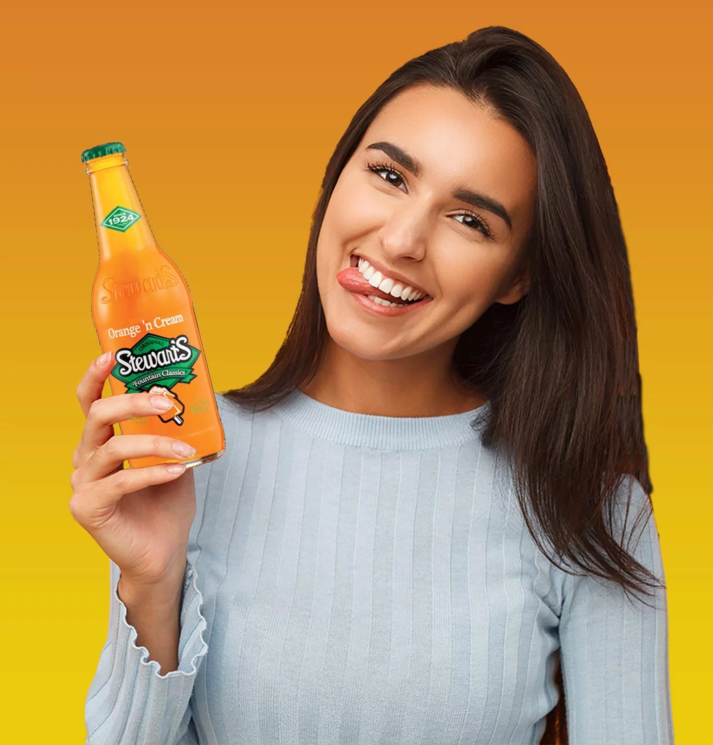 Orange & Cream Soda, 12 fl oz (12 Glass Bottles) C106