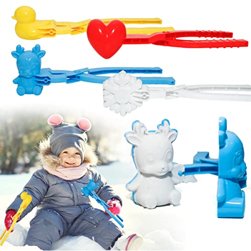 4PCS Large Size Snowball Maker Tool with Handle Q111