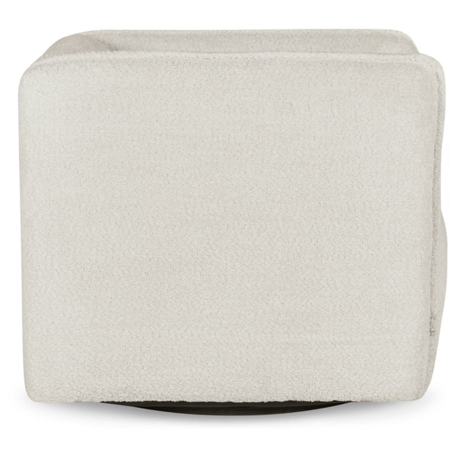 Gray & Black Metal Swivel Accent Chair Q8624
