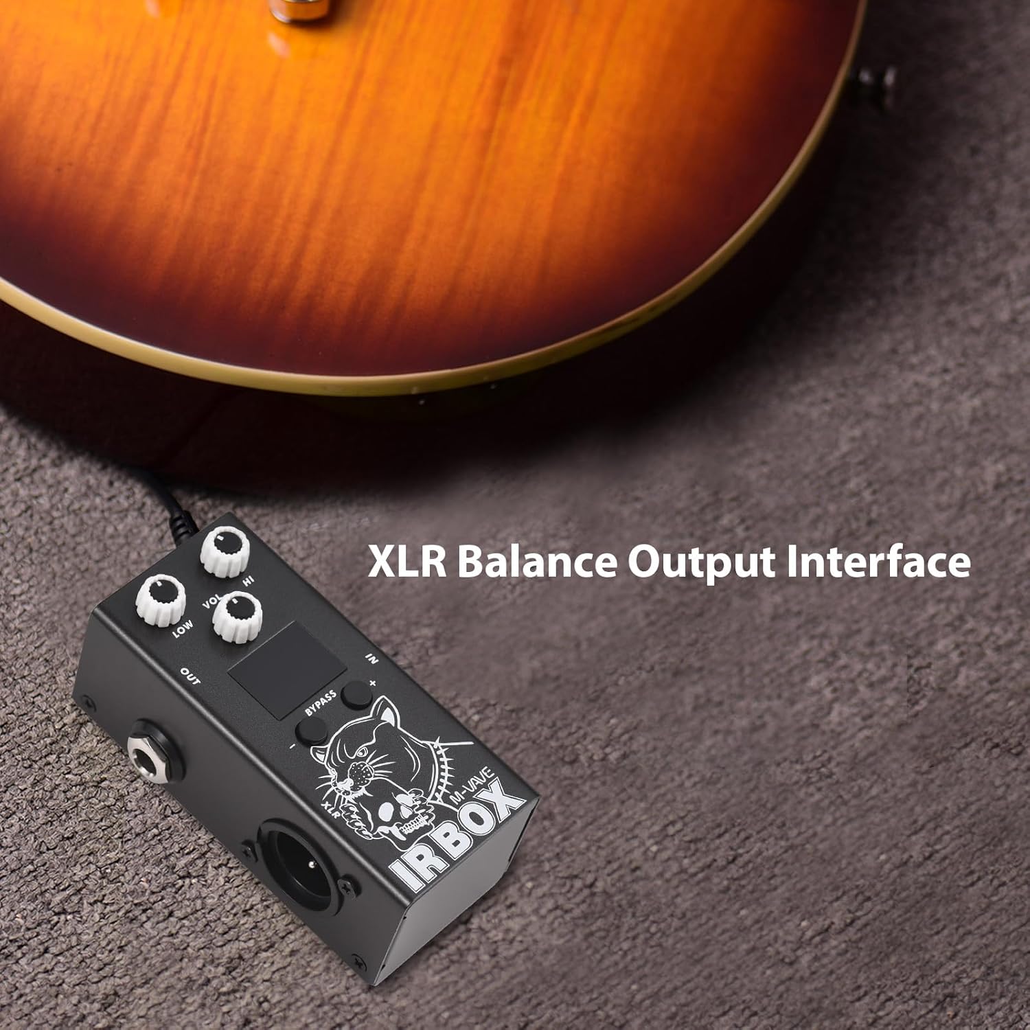 Guitar IR Box Effects Pedal with Speaker Simulator XLR Output Port D164