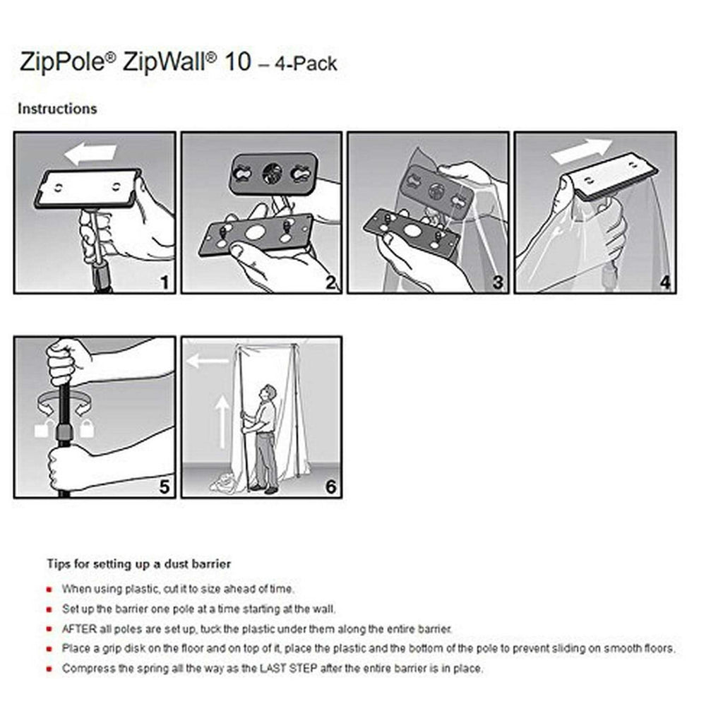 ZipPole Dust Barrier Pole R62955