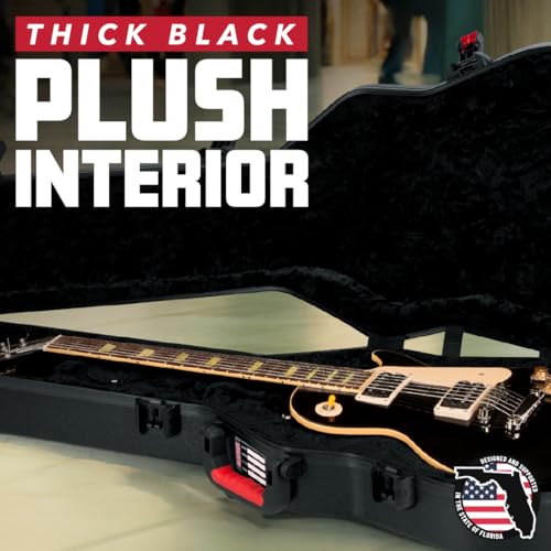 Molded Flight Case for Electric Guitars with TSA Locking Latch G113811