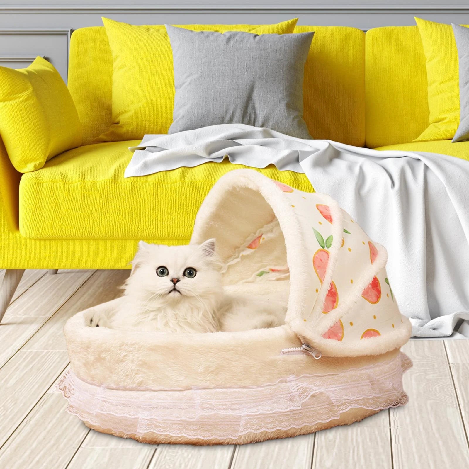 Soft Strawberry Pet Bed T3415