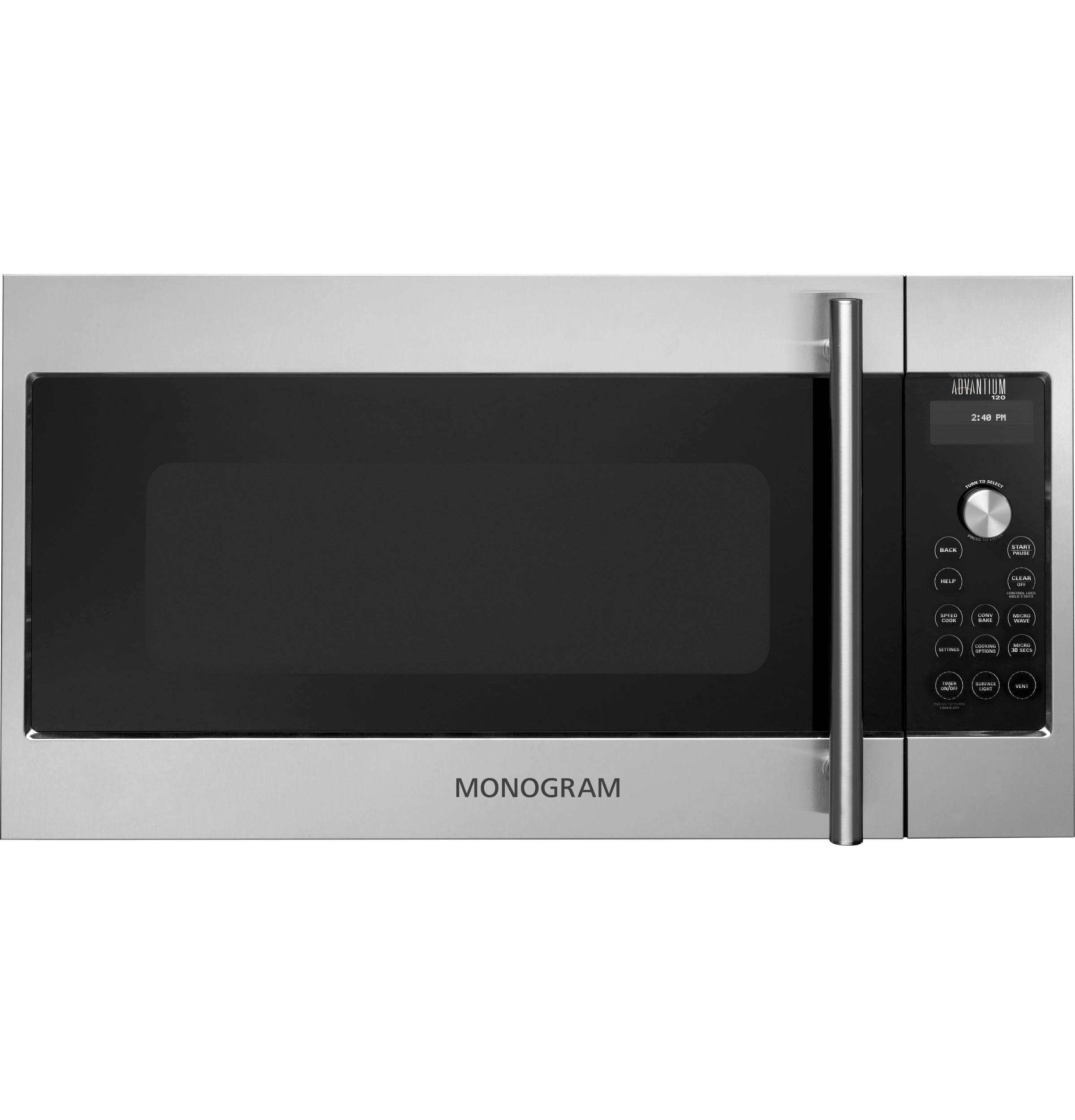 900W Built-In Convection Microwave and Grill and Exhaust System 1.7 cu ft Black Stainless Steel J824582