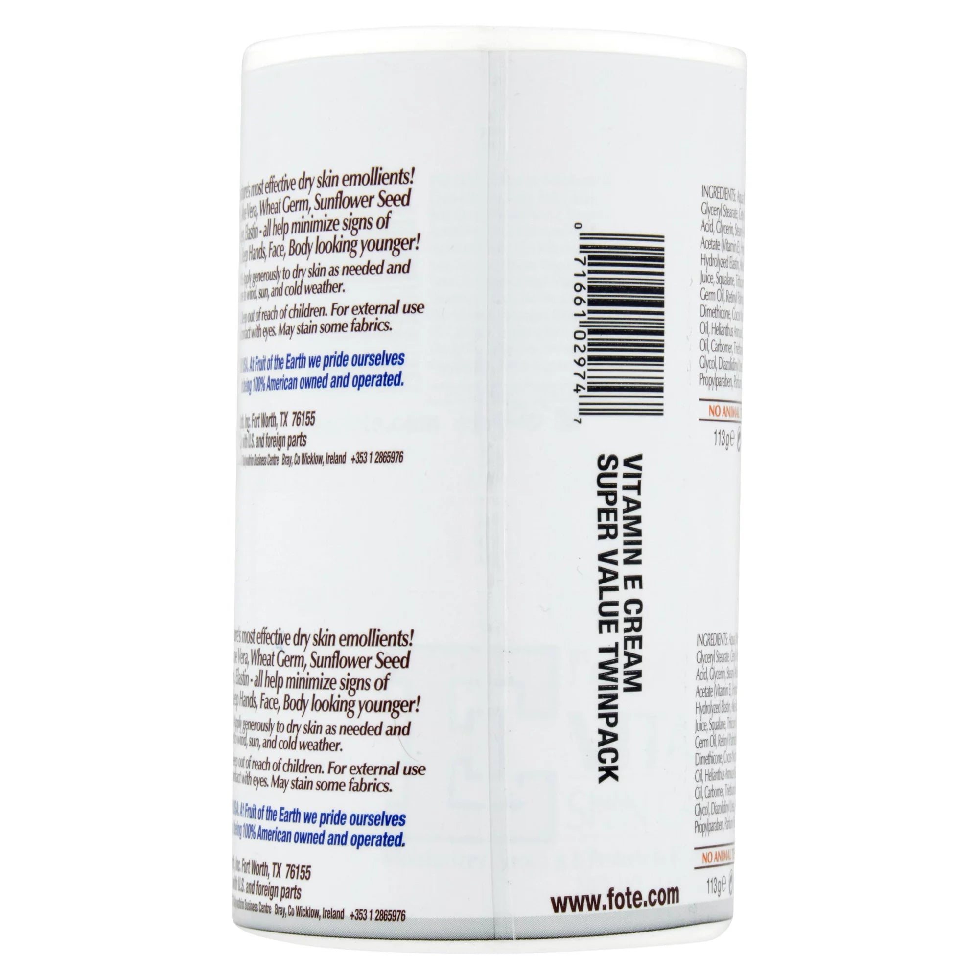 Vitamin-E Skin Care Cream, 4 oz, 6 Pack R622