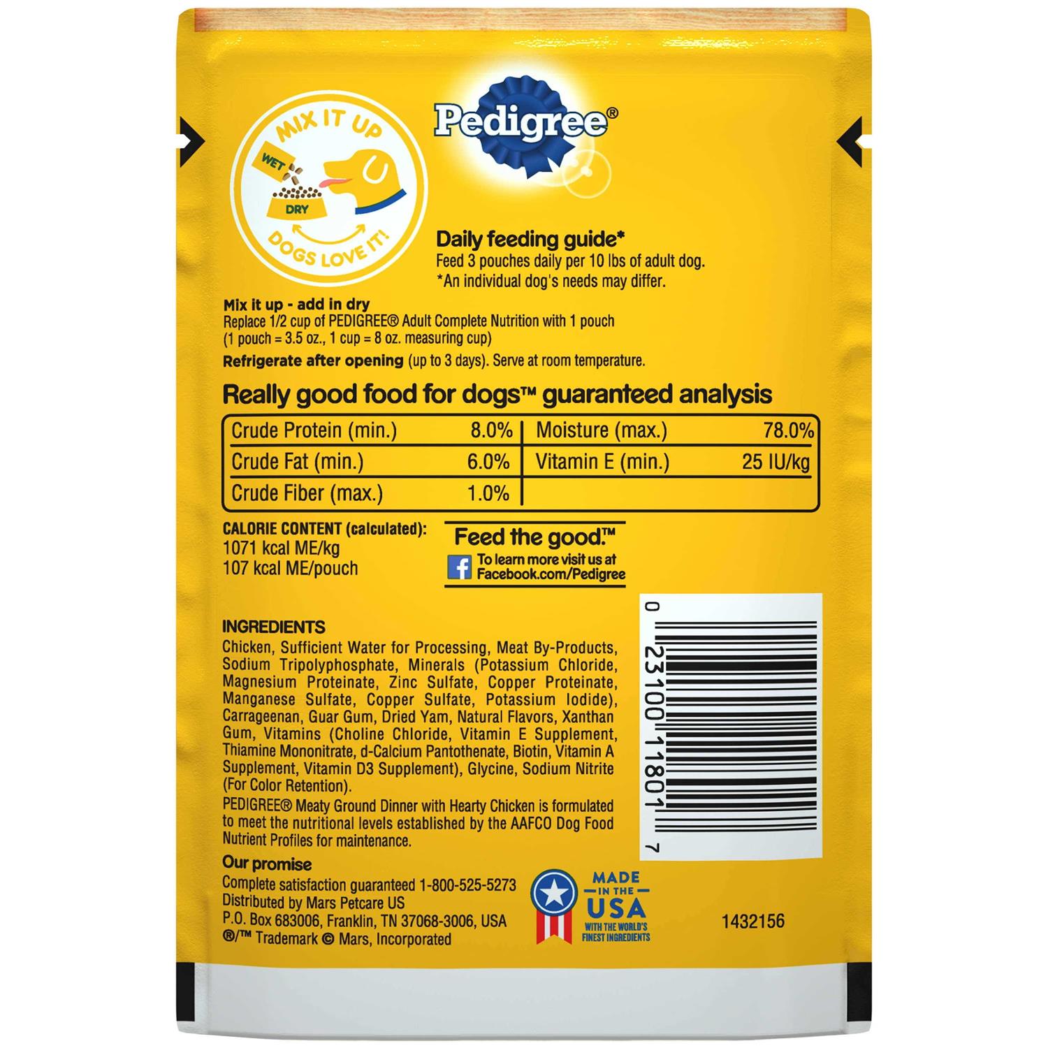 Chopped Ground Wet Dog Food J323889