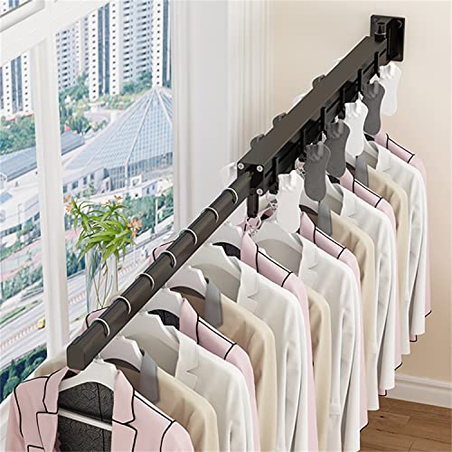 Aluminium Folding Retractable Wall Mounted Clothes Drying Rack S798294