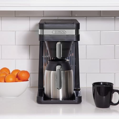 10-Cup Black Stainless Steel Coffee Maker J1942