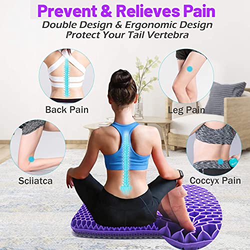 Purple Gel Seat Cushion G9713