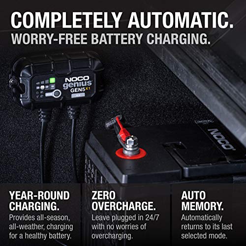 1-Bank 5A 12V Waterproof Marine Battery Charger W7779