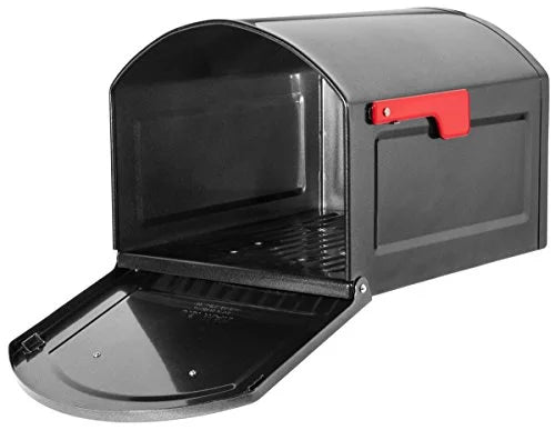 12 x 14 x 18.3 in. Galvanized Steel Post Mounted Mailbox A10072