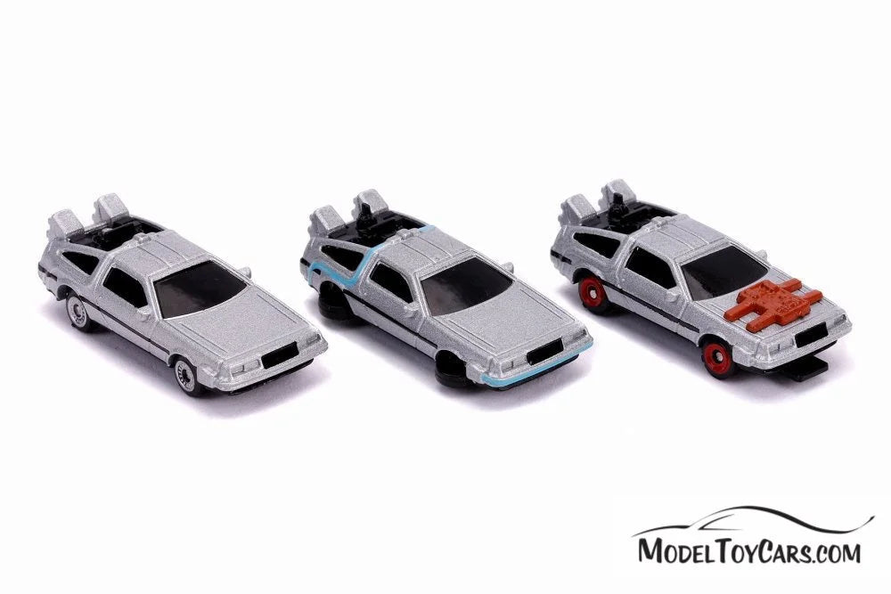 Gray 3-Pack Diecast Model Toy Car D6947