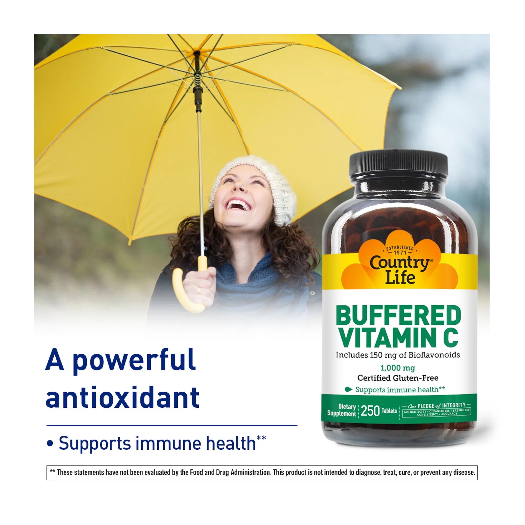 1,000 mg Vitamin C Tablets D797