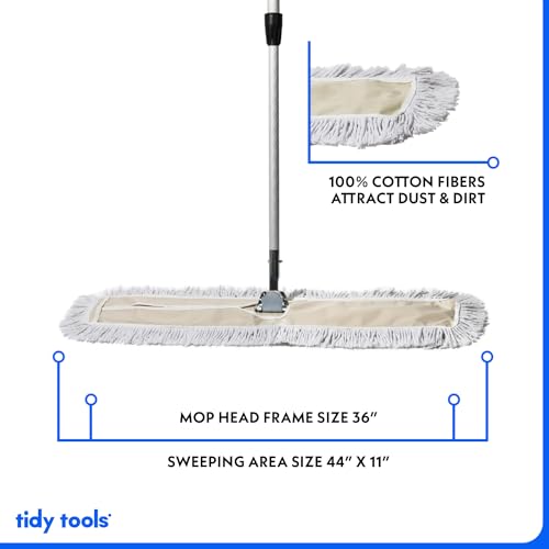 24 in. Cotton Reusable Dust Mop R83148