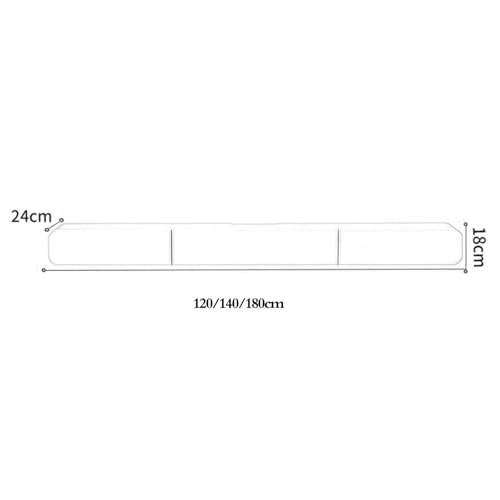 Black Wall-Mounted TV Cabinet 180 * 18 * 24cm V505
