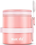 13.5oz Vacuum Insulated Thermos Hot Lunch Containers with Ceramic-Coated Stainless Steel Y948675
