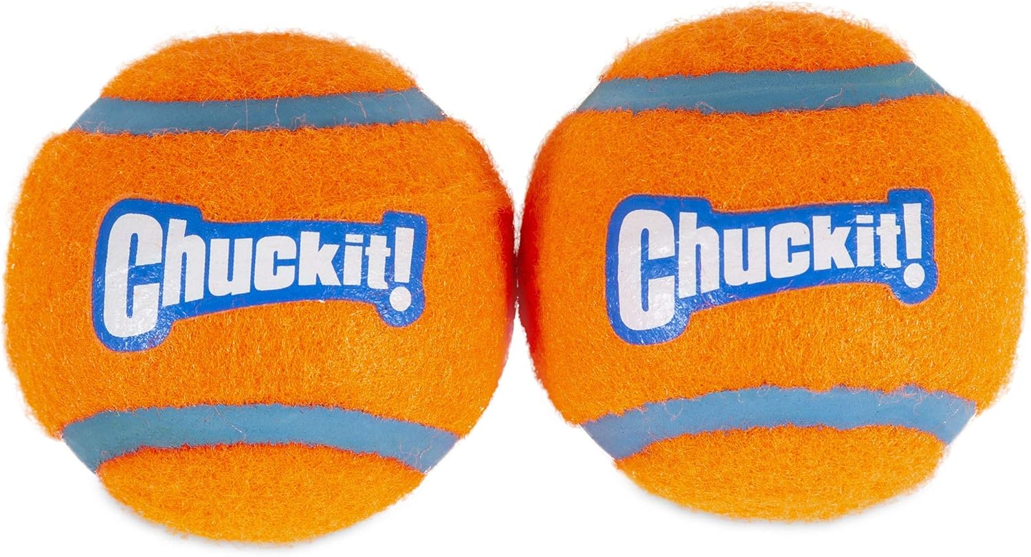 Medium 2.5 Inch Diameter Dog Tennis Ball Pack of 2 T679