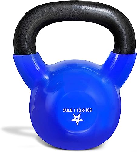 5-100 LB Vinyl Coated Cast Iron Kettlebells D79875