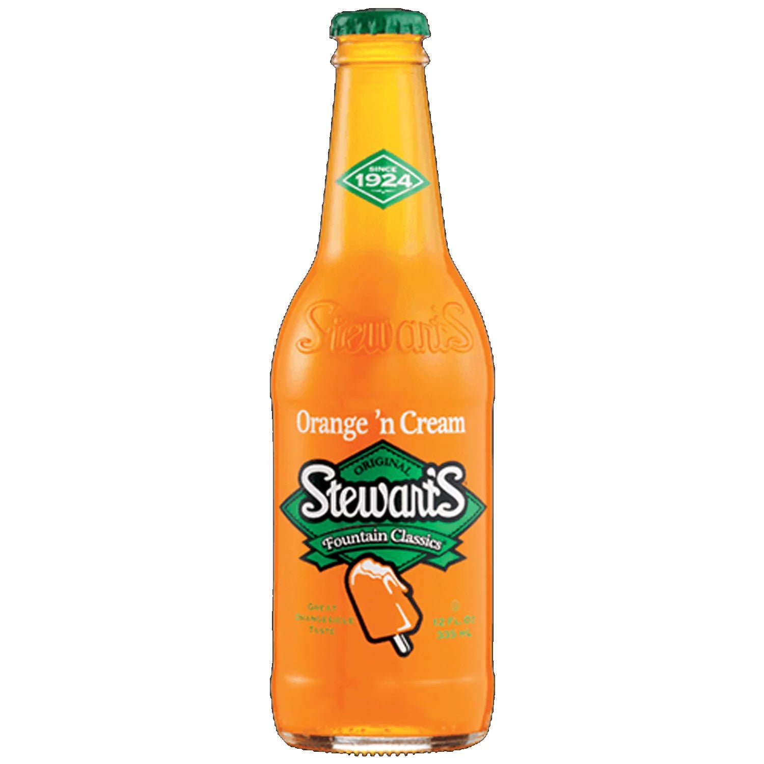 Orange & Cream Soda, 12 fl oz (12 Glass Bottles) C106