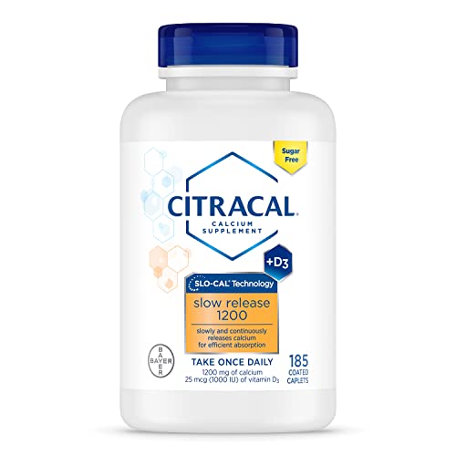 1200 mg Calcium Citrate with Vitamin D3, 185 Count H220964