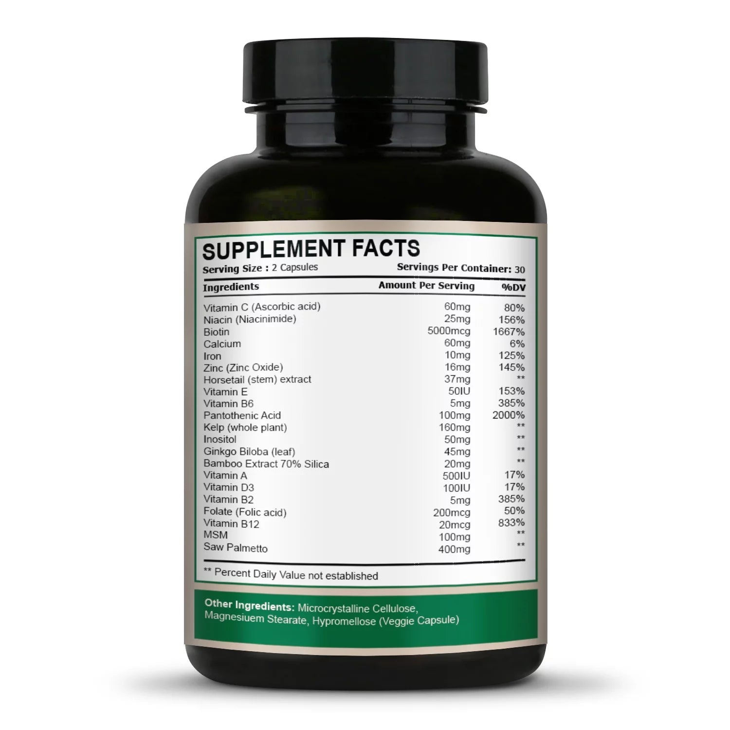 60 Capsules Hair Growth Supplement P670892