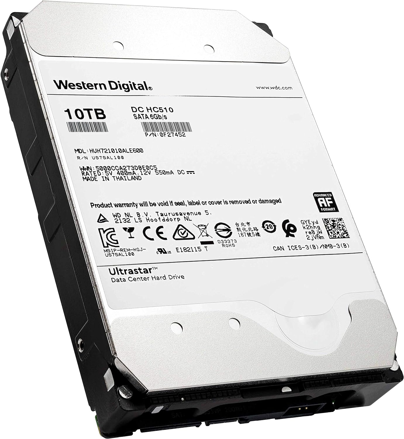 10TB SATA 7200 RPM 256MB Cache 3.5in Enterprise Hard Drive V5979
