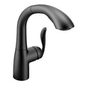 Matte Black Single Handle High Arc Pullout Kitchen Faucet K17809