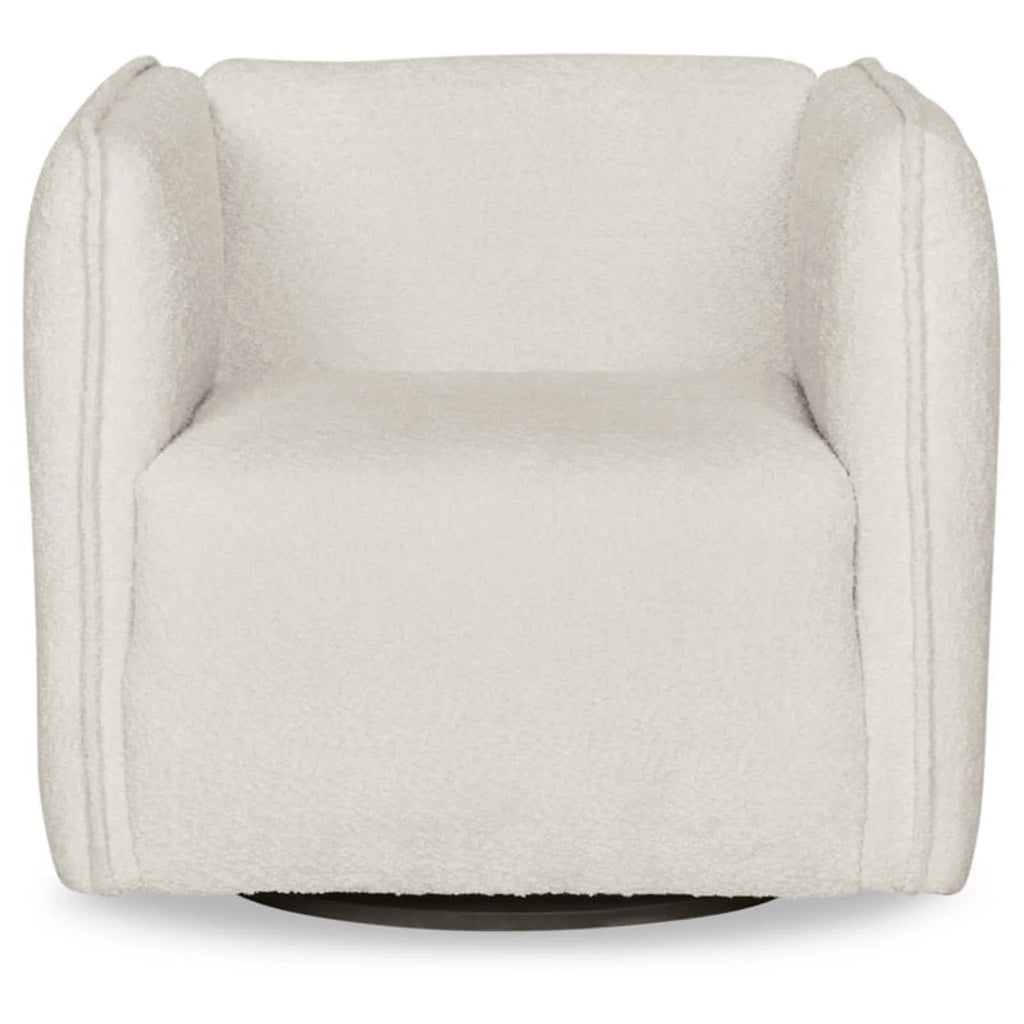 Gray & Black Metal Swivel Accent Chair Q8624