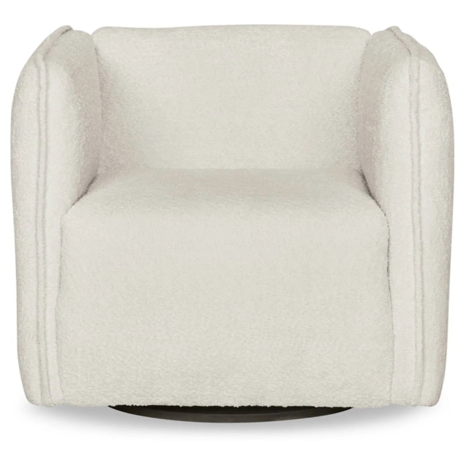 Gray & Black Metal Swivel Accent Chair Q8624