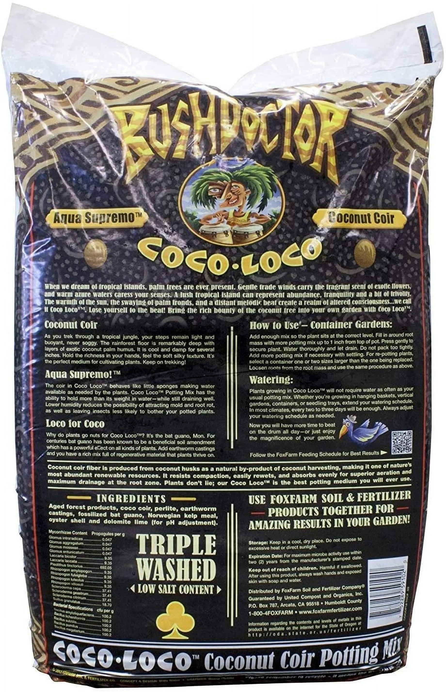 2 Cubic Ft Coconut Coir Potting Soil Mix N988