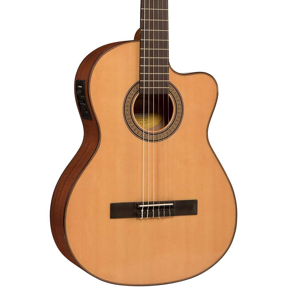 Natural Cutaway Acoustic-Electric Classical Guitar Q2216