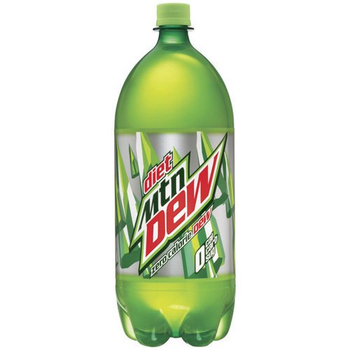 2 Liter Diet Mountain Dew Bottle (Pack of 4) R7133
