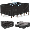 Heavy Duty 600D Waterproof Outdoor Sectional Sofa Cover M3330