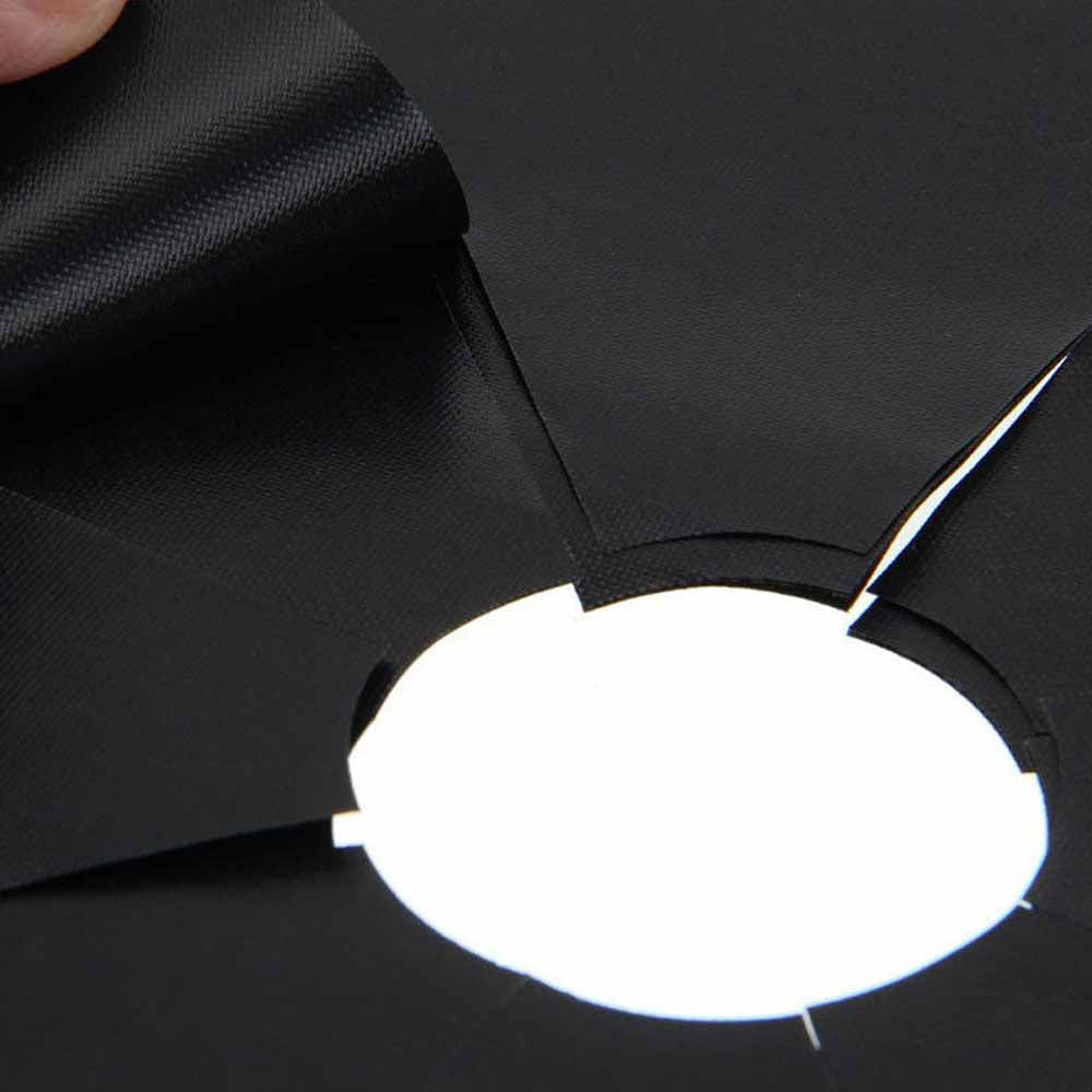 16 PCS Double Thickness Heat Resistant Stove Top Covers Black X555423