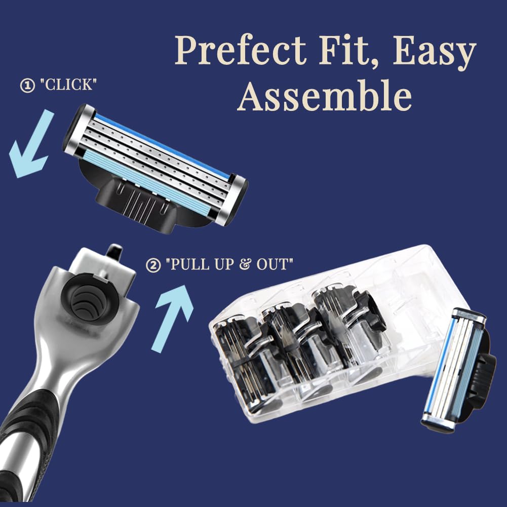 36 Pcs Stainless Steel Razor Blades Refills U819819
