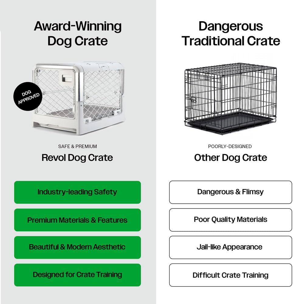 Collapsible Dog Crate (Ash) D683