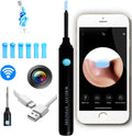 Black Ear Wax Removal Kit with HD Camera and 8 Pcs Ear Set G19636