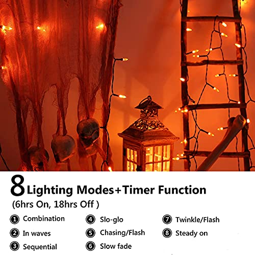 Battery Operated Mini String Lights 33ft 100LED White V70272