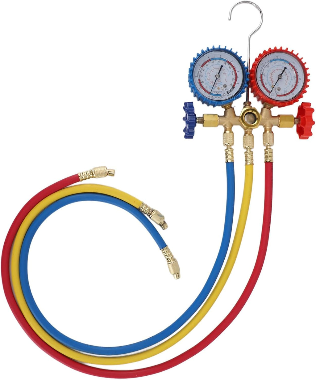 Double Head Anti Shock Vacuum Pressure AC Gauge Set K4842