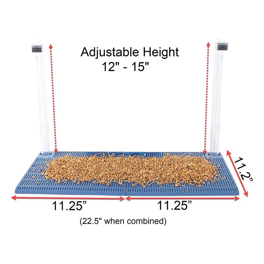 Clear-Free Under Gravel Aquarium Filter for 15 20 Gallon Tanks P413