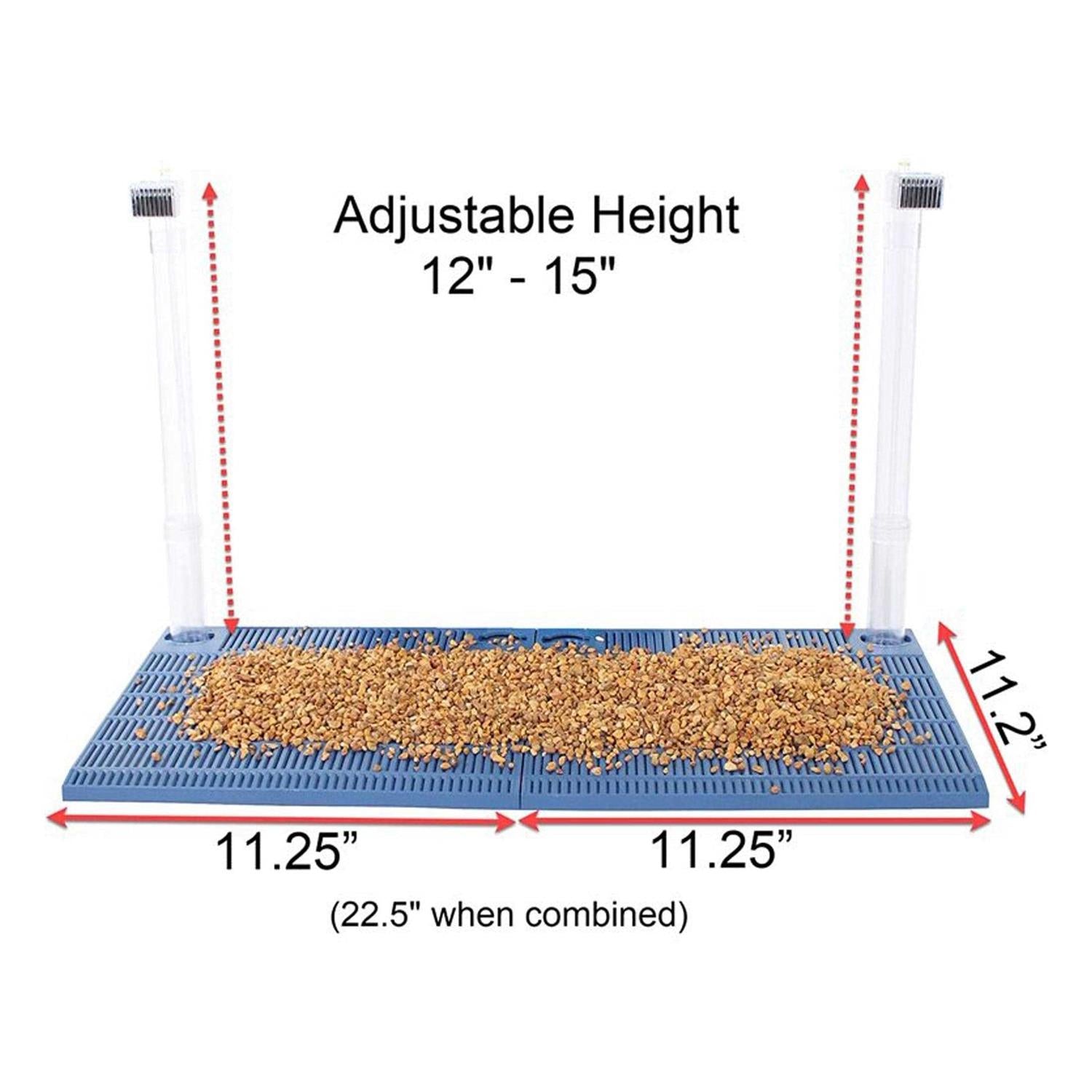 Clear-Free Under Gravel Aquarium Filter for 15 20 Gallon Tanks P413