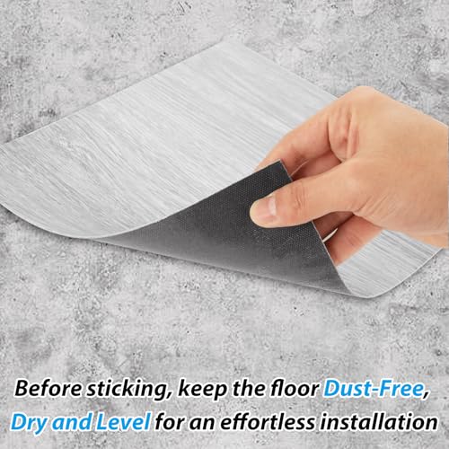 36 Sheet 12x12 Peel and Stick Waterproof Grey Vinyl Floor Tile E110