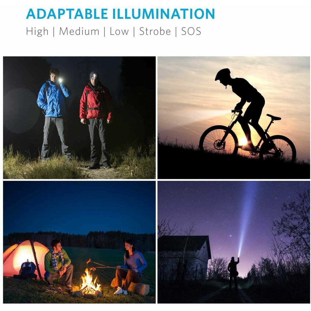 Rechargeable LED Flashlight with 900 Lumens S939575