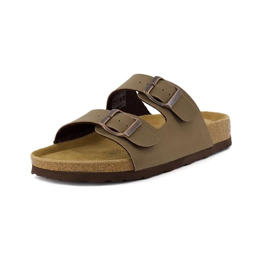 Cork Footbed Sandals with Genuine Suede Footbed L844