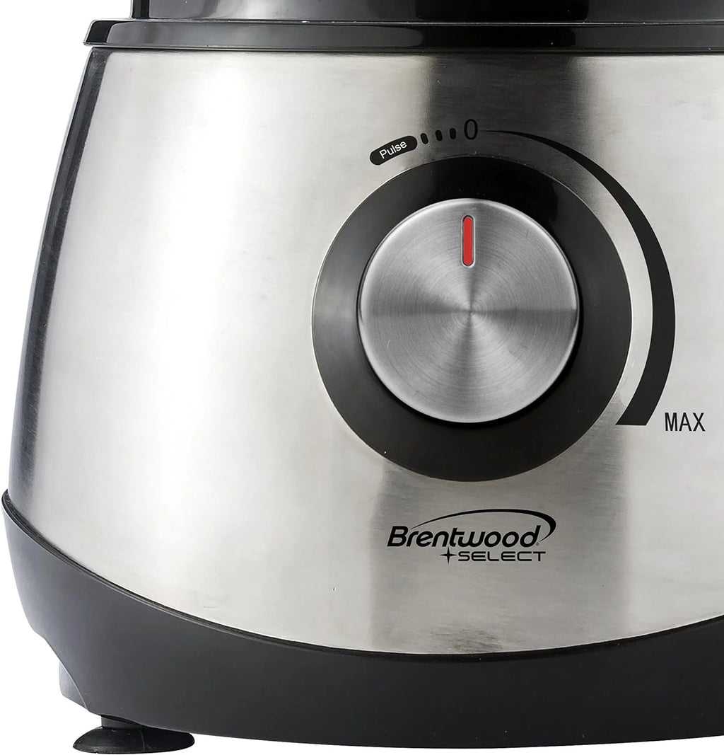 8-Cup Stainless Steel Black Food Processor S44813