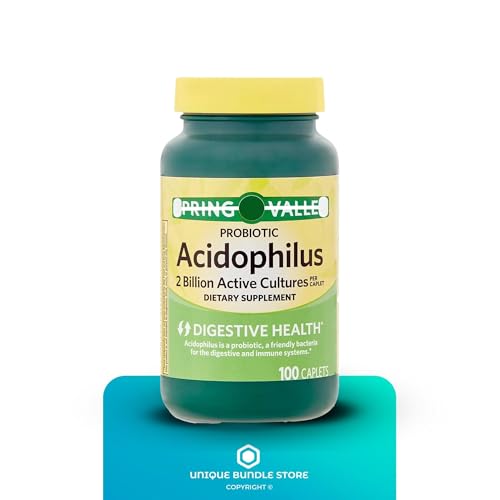100 Caplets Probiotic Dietary Supplement with Pill Organizer (Pack of 2) T631